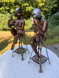 Bronzeskulpturen (2 Stück)