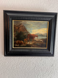 Farmtiere in Landschaft