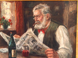 Zeitung Lesender