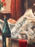 Zeitung Lesender