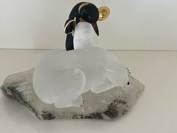 Pinguin und Eisbär