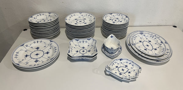 Musselmalet, Halbspitz blau