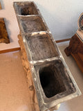 Terracotta Löwen-Konsole