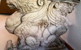 Terracotta Löwen-Konsole