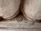 Terracotta Löwen-Konsole